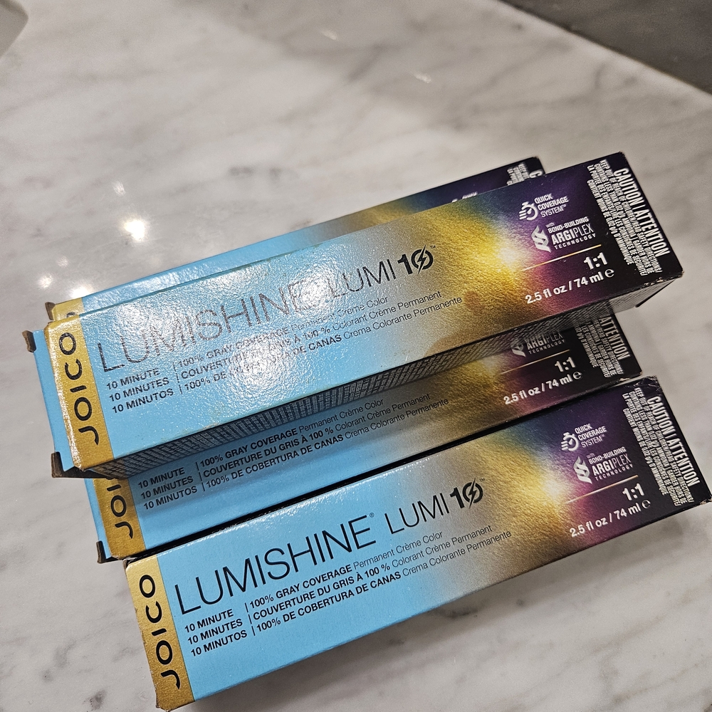 Joico LumiShine Hair Color - Vibrant Blue and Gold